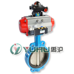 氣動(dòng)軟密封蝶閥（對(duì)夾連接）